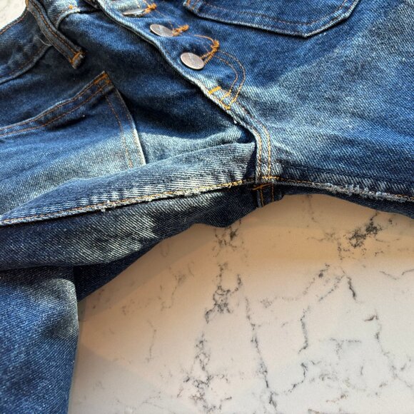 Vintage Blue Bell Wrangler low/mid rise bell bottom denim jeans - Picture 13 of 14